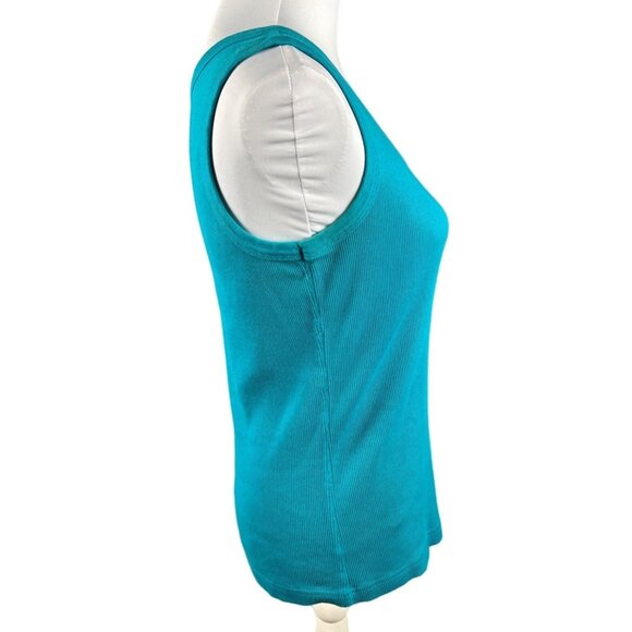 Vintage Chico's Design Ribbed Tank Top Size 8 - Picture 6 of 8